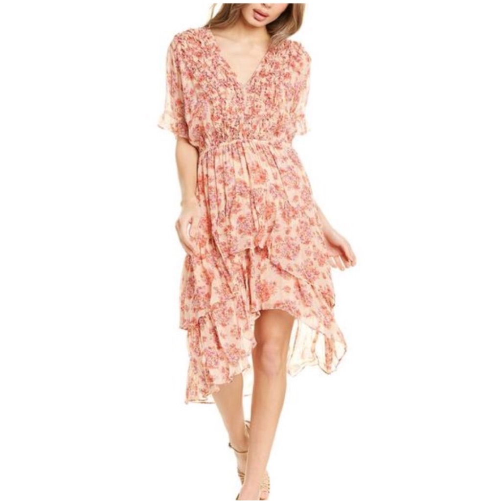 Nwot Kooples Floral Tiered Dress Sz 3/Large